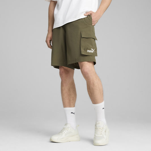 PA-J12 (Puma essentials no. 1 logo woven cargo shorts 9" lod) 122593500