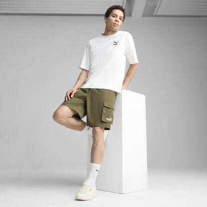 PA-J12 (Puma essentials no. 1 logo woven cargo shorts 9" lod) 122593500