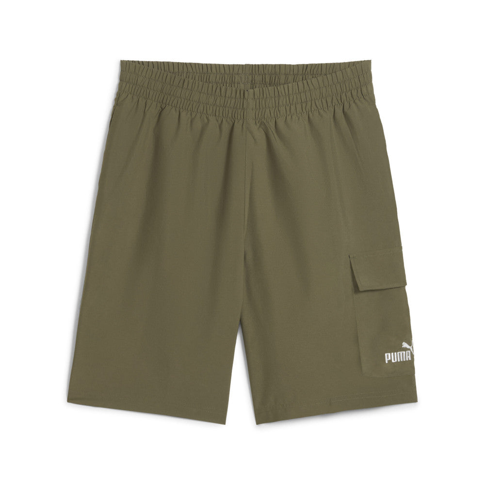 PA-J12 (Puma essentials no. 1 logo woven cargo shorts 9" lod) 122593500