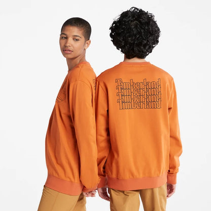 TBA-G2 (Timberland unisex back logo sweatshirt rust) 122294783