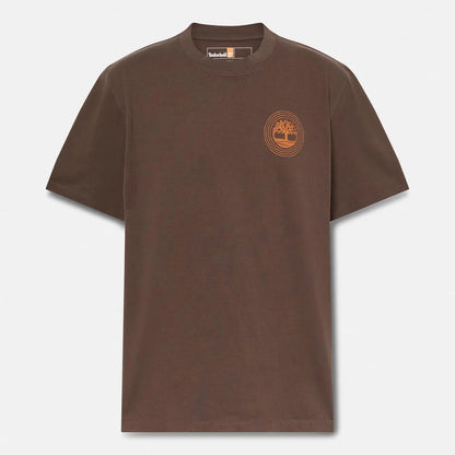 TBA-T3 (Timberland unisex back tree logo tee chocolate brown) 122593826