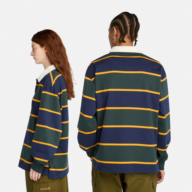 TBA-U3 (Timberland unisex rugby polo peacoat green gables) 22696696