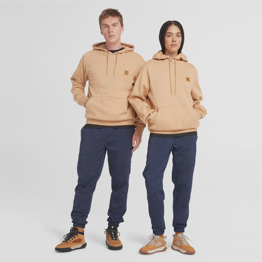 TBA-F3 (Timberland unisex woven badge hoodie light wheat) 92498178