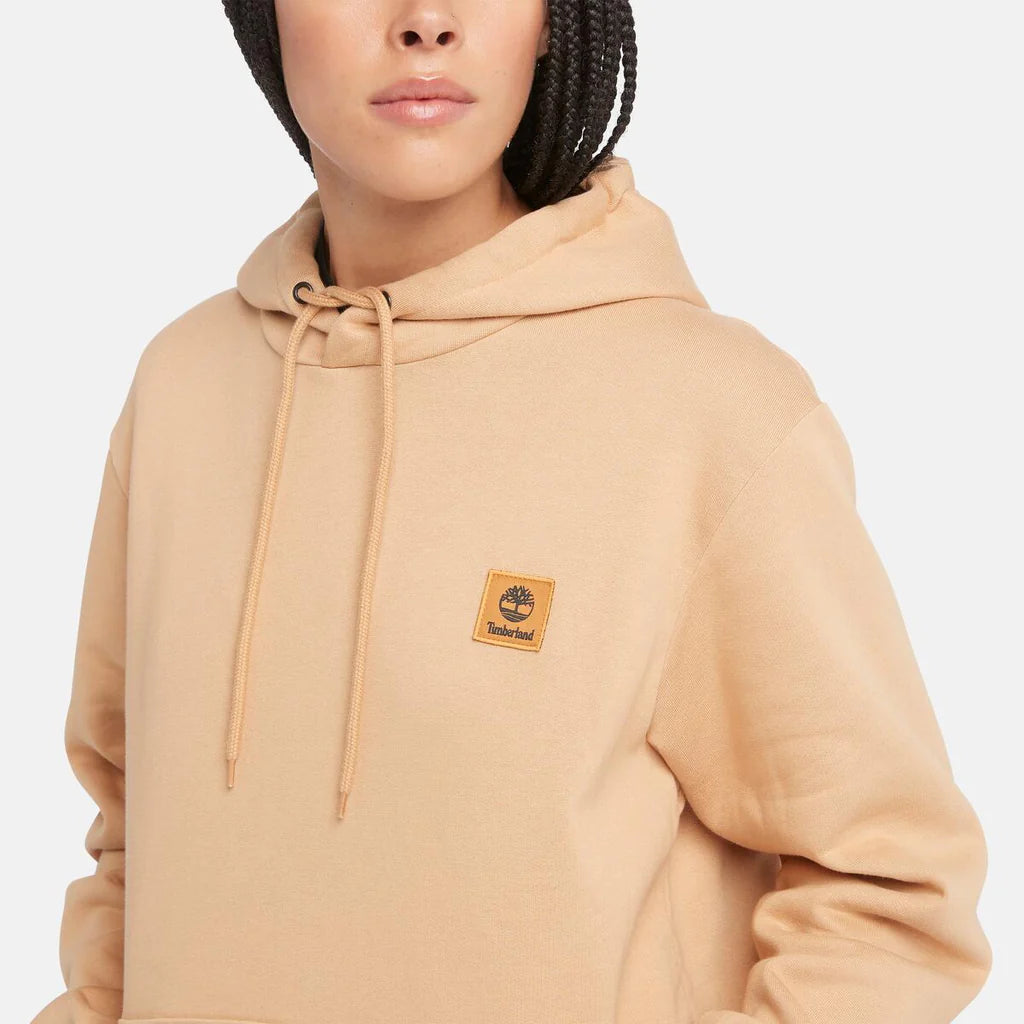 TBA-F3 (Timberland unisex woven badge hoodie light wheat) 92498178