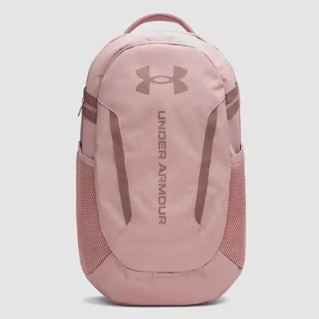 UAE-U14 (Under armour unisex hustle 6.0 backpack tourmaline pink/maroon mist) 112593913
