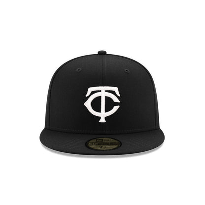 NEC-M74 (New era 5950 minnesota twins fitted hat black/white) 82693750