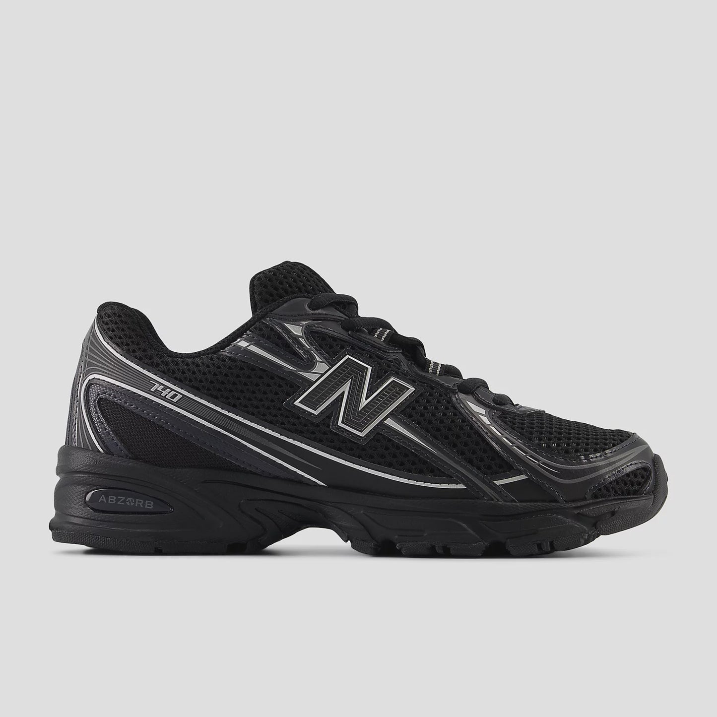 NB-D9 (New balance 740 V2 D width shoes black/silver) 52698500