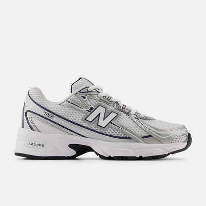 NB-H9 (New balance U740 V2 D width shoes white/vintage indigo/shadow grey) 52698500