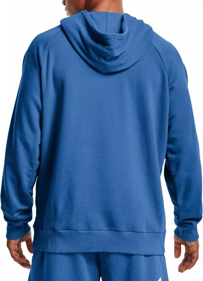 UAA-M7 (Men rival fleece big logo hoodie victory blue/onyx white) 52293913