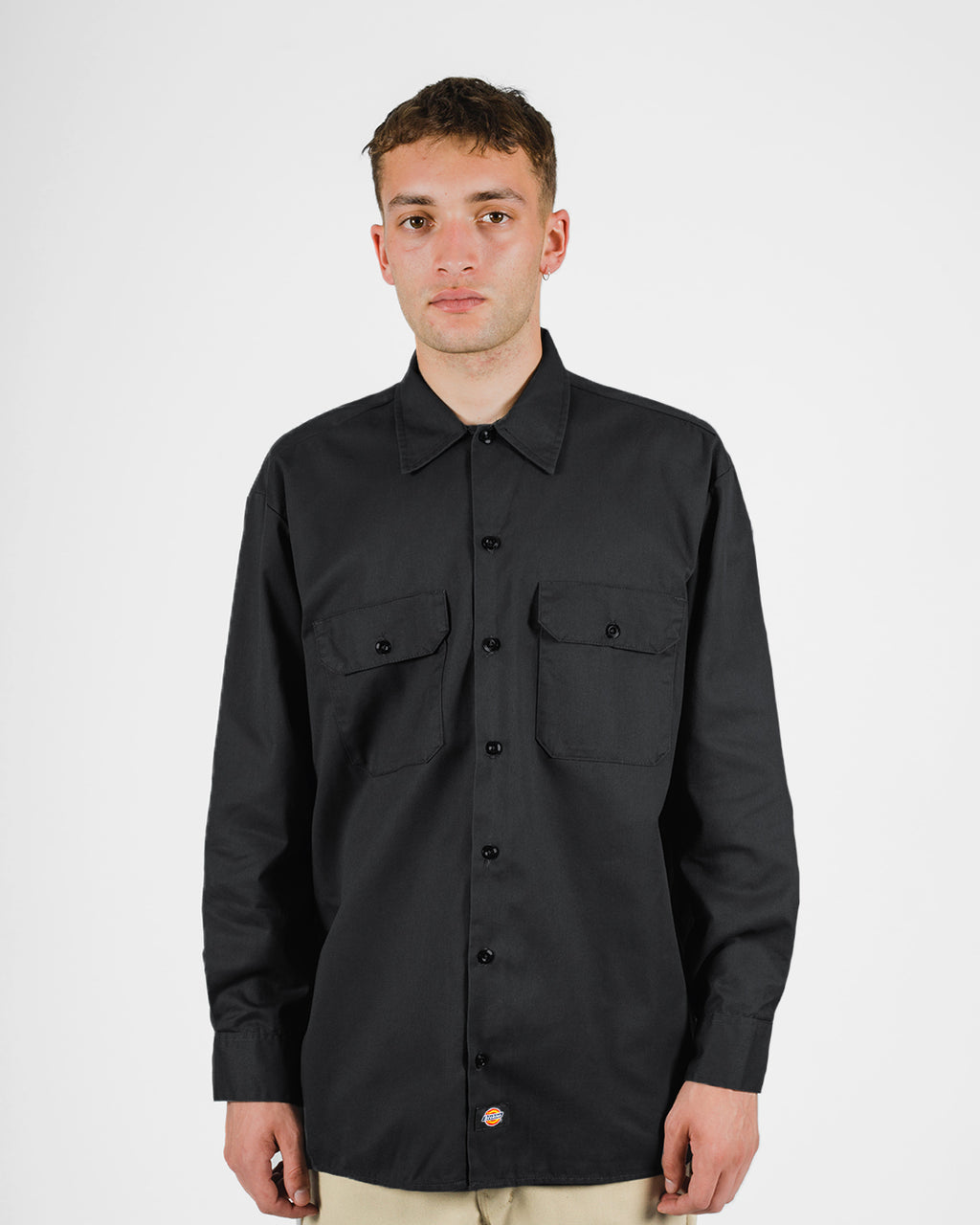 D-L2 (574 Long sleeve - work shirt - black) 72093475 DICKIES
