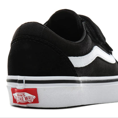 V-H14 (Vans ward velcro suede/canvas black/white) 122294432 VANS