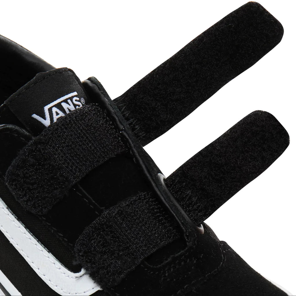 V-H14 (Vans ward velcro suede/canvas black/white) 122294432 VANS