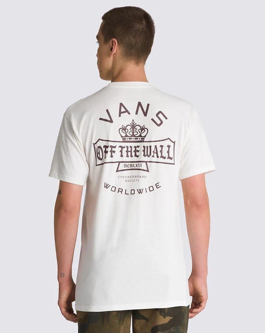 VA-O (Vans checkerboard ard society short sleeve tee white) 12493043