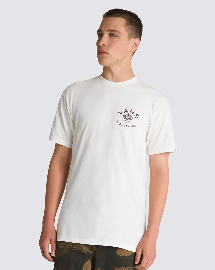 VA-O (Vans checkerboard ard society short sleeve tee white) 12493043