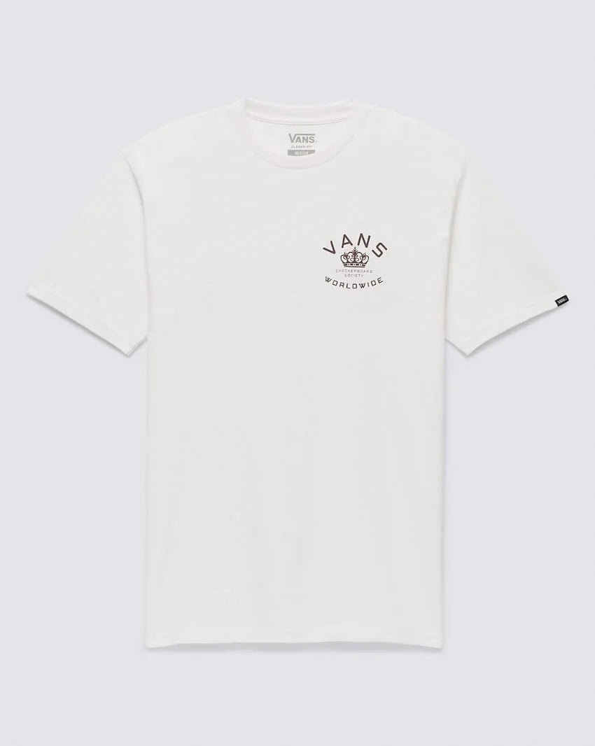 VA-O (Vans checkerboard ard society short sleeve tee white) 12493043