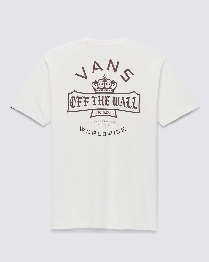 VA-O (Vans checkerboard ard society short sleeve tee white) 12493043