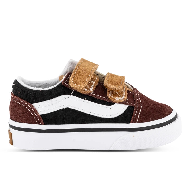 V-P15 (Vans toddler old skool velcro color black black/brown) 32493992