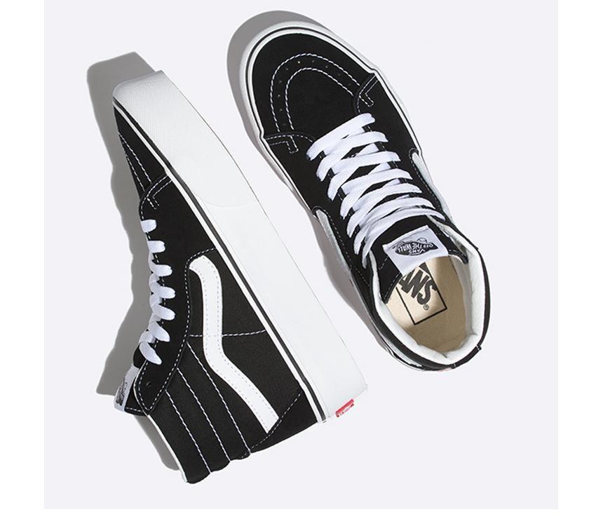 V-T14 (Vans sk8-hi platform 2.0 black/true white) 52397542 VANS