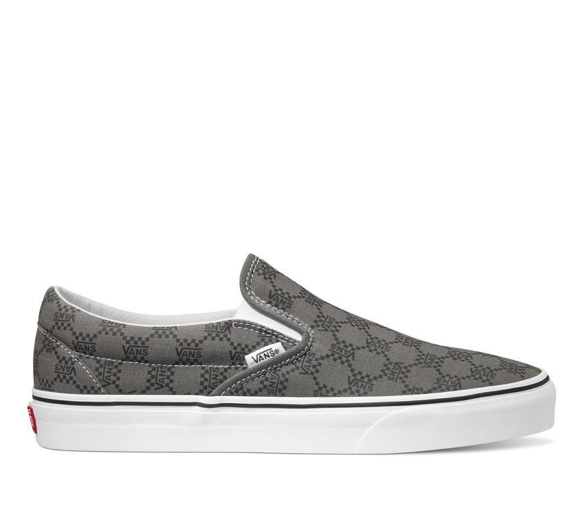 V-S14 (Vans classic slip-on monogram pewter) 52395767 VANS