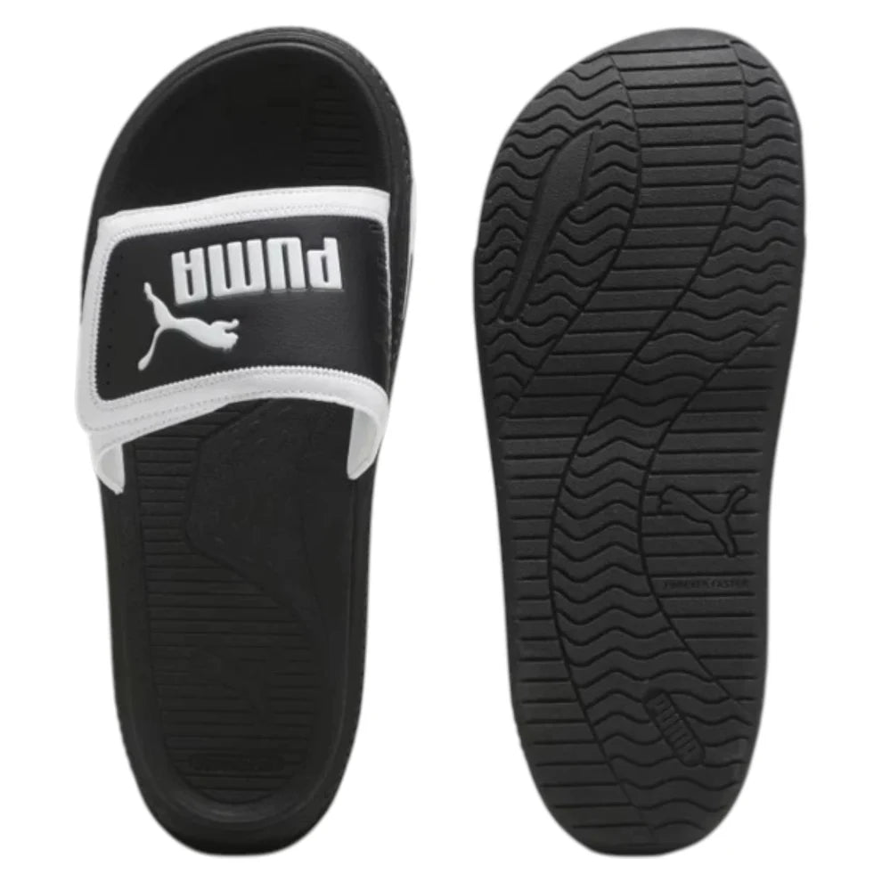 P-I46 (Puma softride pro slide 24 velcro white/black) 22493500