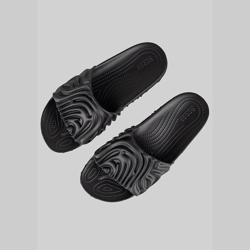 CR-G11 (Crocs salehe bembury x crocs pollex slide 'sasquatch' black)