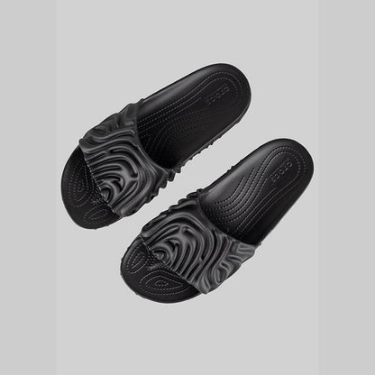 CR-G11 (Crocs salehe bembury x crocs pollex slide 'sasquatch' black)