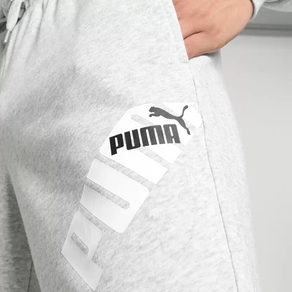 PA-E10 (Puma power graphic 9'' shorts light gray) 22493500