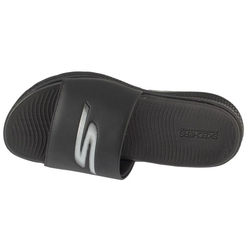 S-Q12 (Skechers go consistent sandal 2.0 black) 122595000