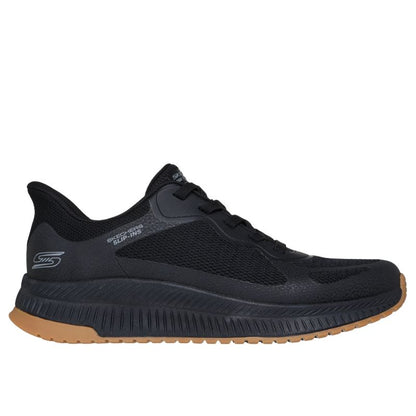 S-Z12 (Skechers bobs squad 4 wide fit shoes black) 62696956