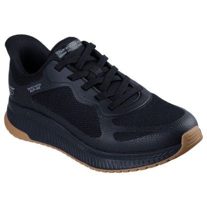 S-Z12 (Skechers bobs squad 4 wide fit shoes black) 62696956