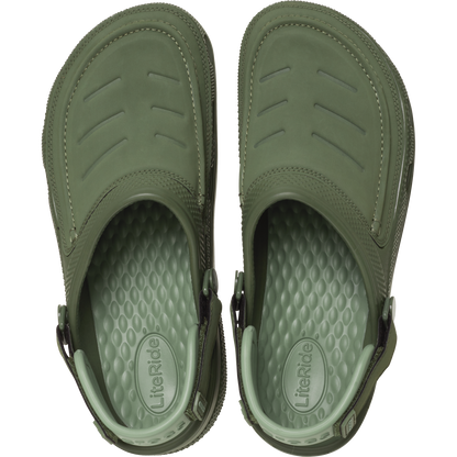 CR-S10 (Crocs yukon vista II lite ride clog army green) 22696521