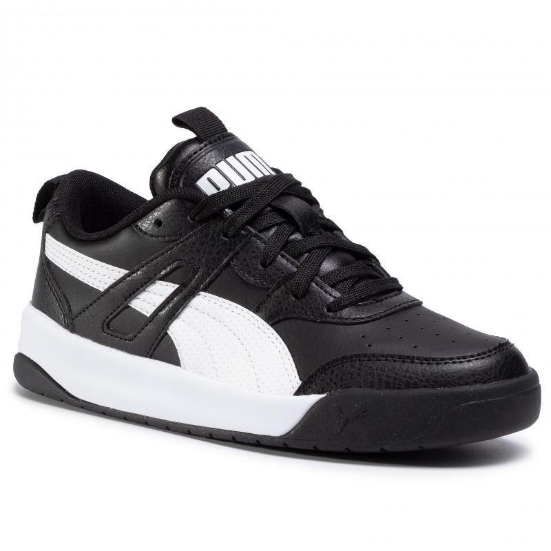 P-W38 (Puma backcourt sl jr puma black/white) 102094000 - Otahuhu Shoes