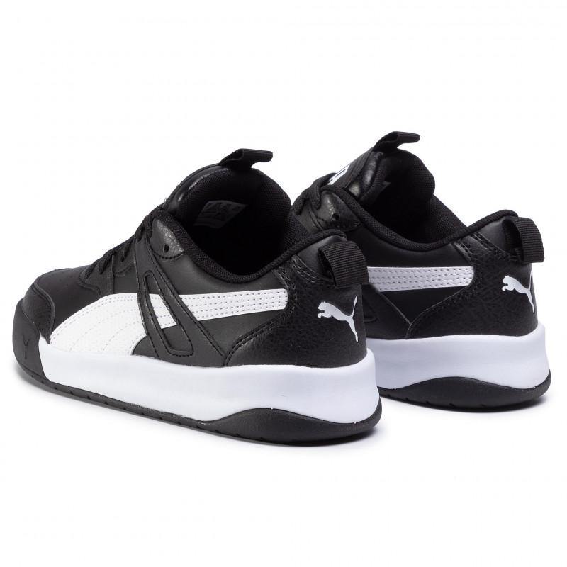 P-W38 (Puma backcourt sl jr puma black/white) 102094000 - Otahuhu Shoes