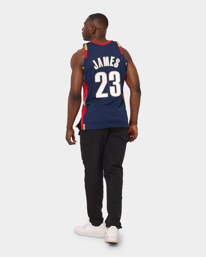 MNA-K15 (Swingman jersey cavs #23Lebron James 08-09 alt navy) 102198260 MITCHELL AND NESS