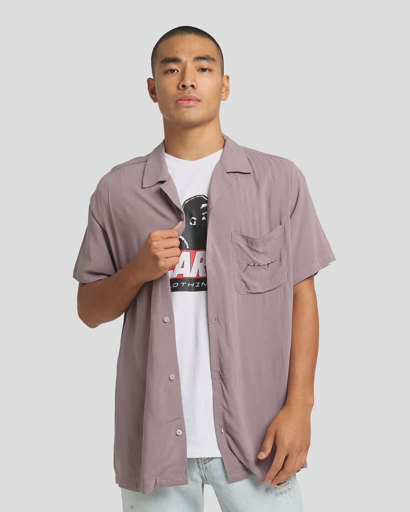 XLA-H (X-Large bowler short sleeve shirt grey) 92291304 X-LARGE