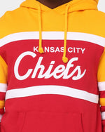 MNA-T13 (Head coach hoody chiefs yellow) 102198695 MITCHELL AND NESS