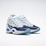R-W13 (Panini Question Mid Basketball Shoes Ftwr White / Classic Cobalt / Core Black) 123915300 REEBOK