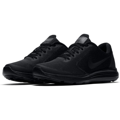 N-G100 (NIKE REVOLUTION 3 GS BLK/BLK) 101794374 NIKE