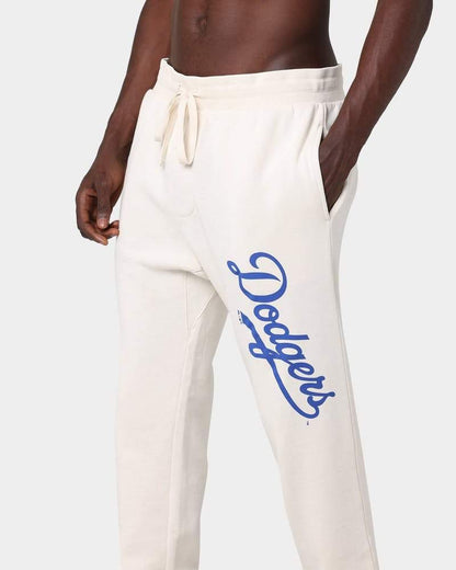 MJA-U4 (Vintage graphic trackies dodgers unbleached) 62195217 - Otahuhu Shoes