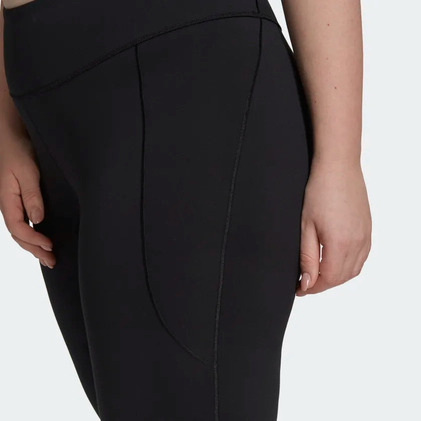 AA-Z17 (ADIDAS YOGA STUDIO 7/8 LEGGINGS (PLUS SIZE) Black) 12395115 ADIDAS