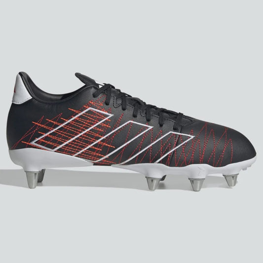 A-C69 (Adidas kakari elite soft ground boots black/better scarlet) 324910100