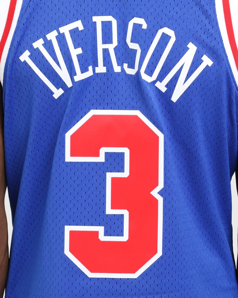 MNA-N6 (Swingman jersey #3 sixers iverson 96-97 road royal) 12298260 MITCHELL AND NESS