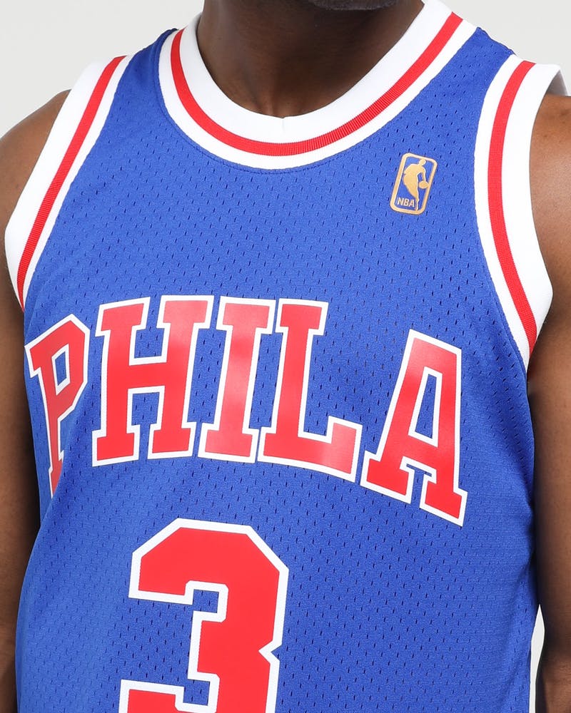 MNA-N6 (Swingman jersey #3 sixers iverson 96-97 road royal) 12298260 MITCHELL AND NESS