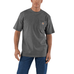 CHA-K (Carhartt workwear pocket t-shirt carbon heather) 72192088 - Otahuhu Shoes