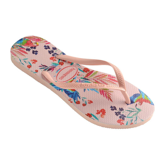 HA-WN6 (SLIM TROPICAL FLORAL 0076 BALLET ROSE) 91991800 - Otahuhu Shoes