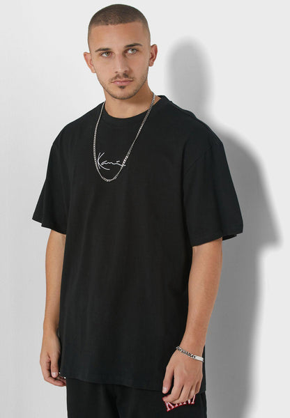 KKA-O (Small signature tee black) 72193520 - Otahuhu Shoes