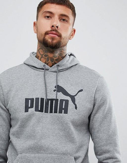 PA-L1 (ESS HOODY FL BIG LOGO MEDIUM GRAY) 81994000 - Otahuhu Shoes