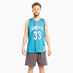 MNA-L34 (Mitchell and ness swingman jersey hornets morng 92-93 road teal) 122398695