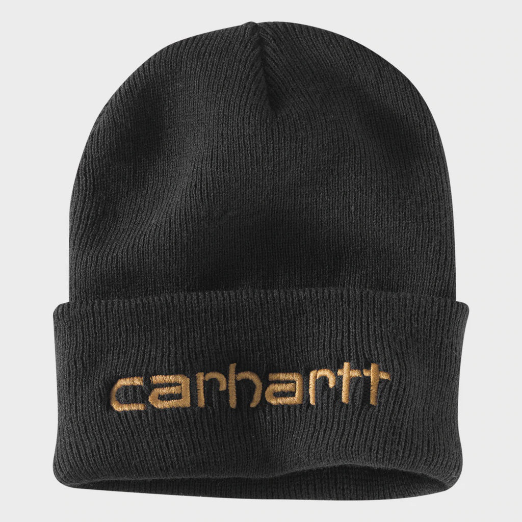 CHA-Q2 (Carhartt knit insulated logo graphic beanie black) 42292470