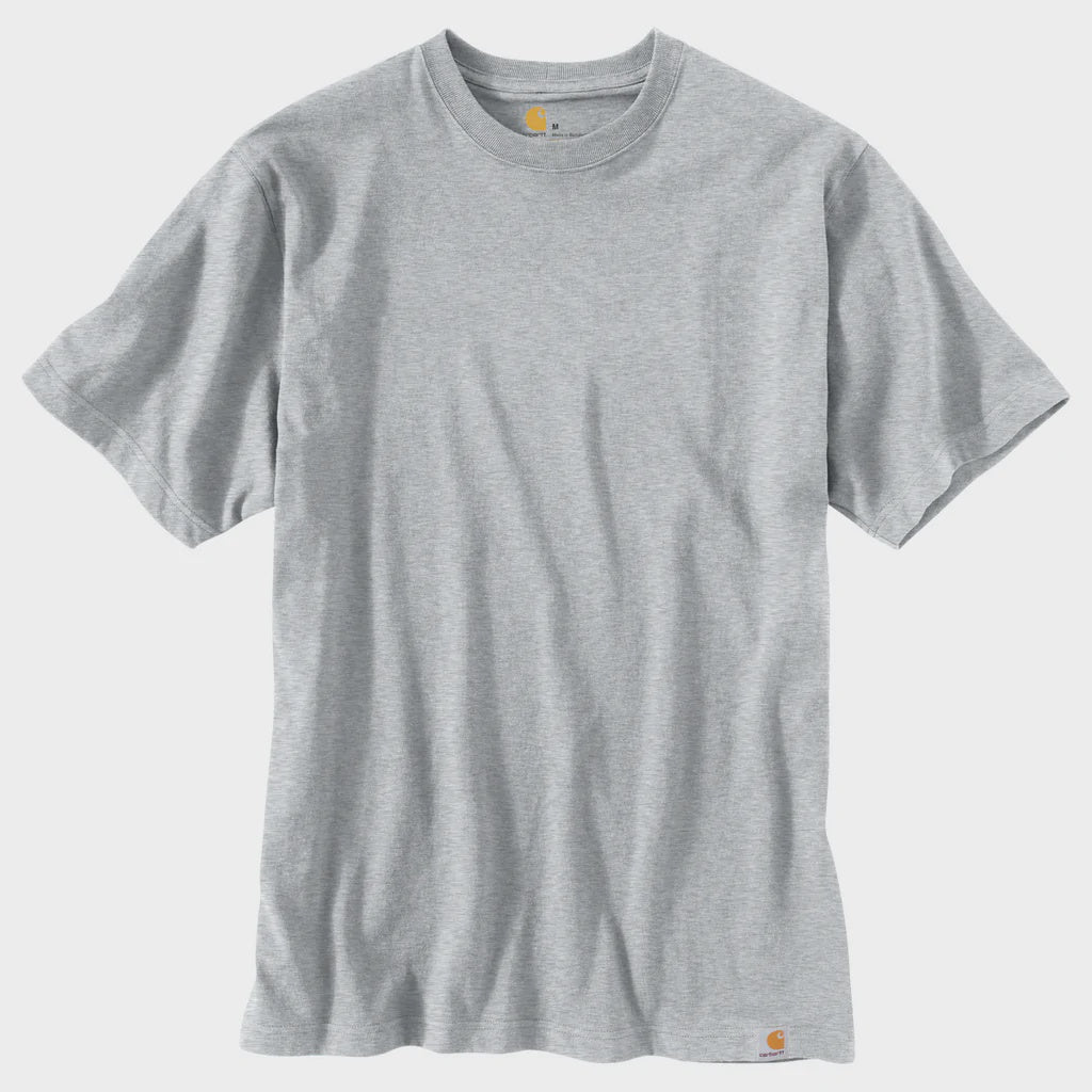 CHA-O3 (Carhartt workwear solid t-shirt heather grey) 82292018 CARHARTT